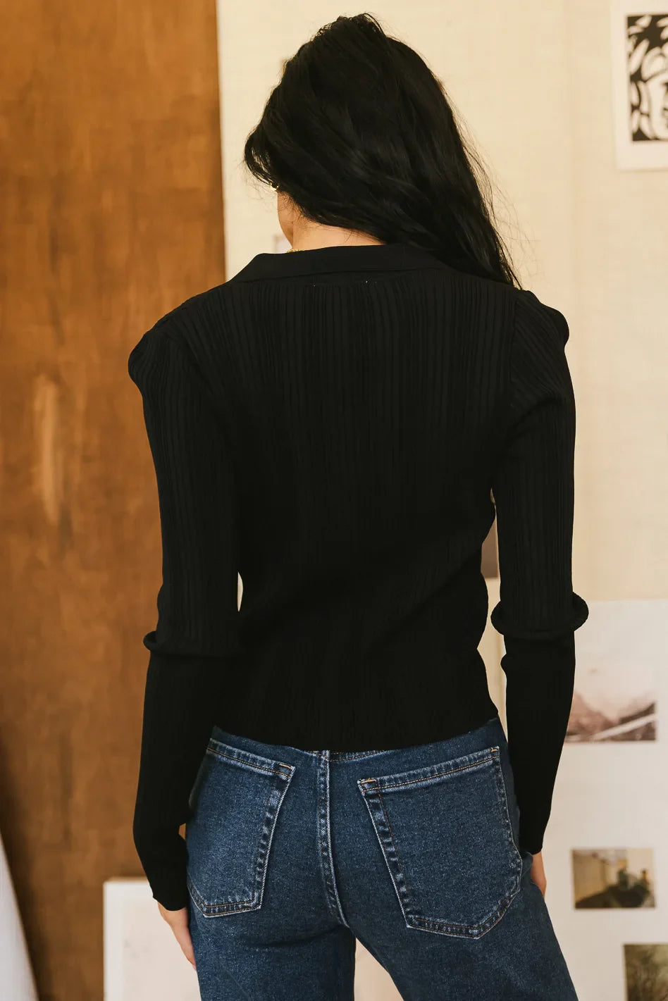 Lucia Cardigan in Black