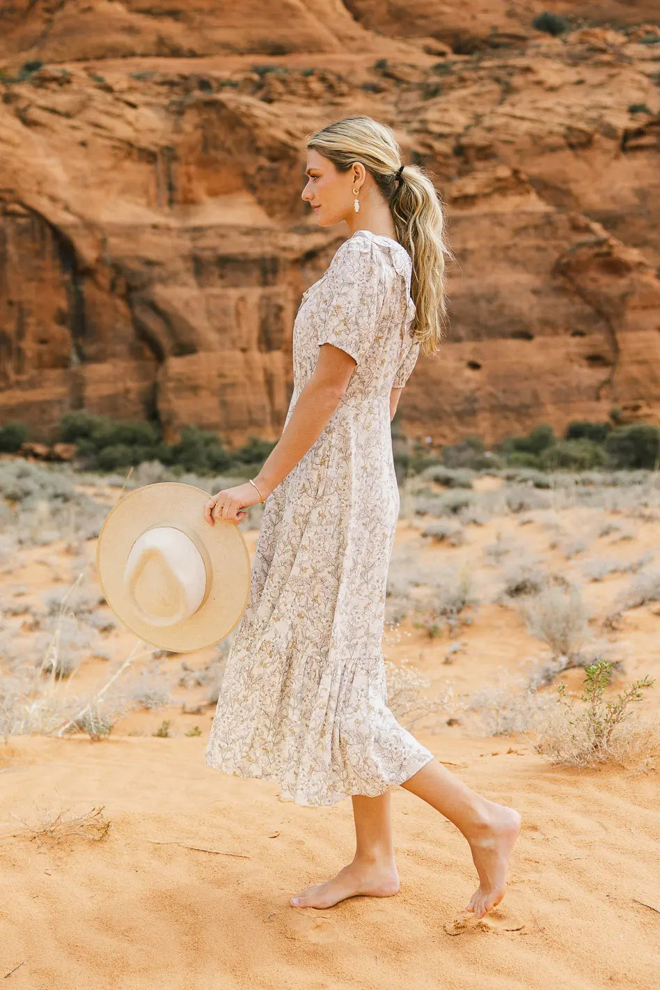 Paizley Printed Midi Dress - FINAL SALE