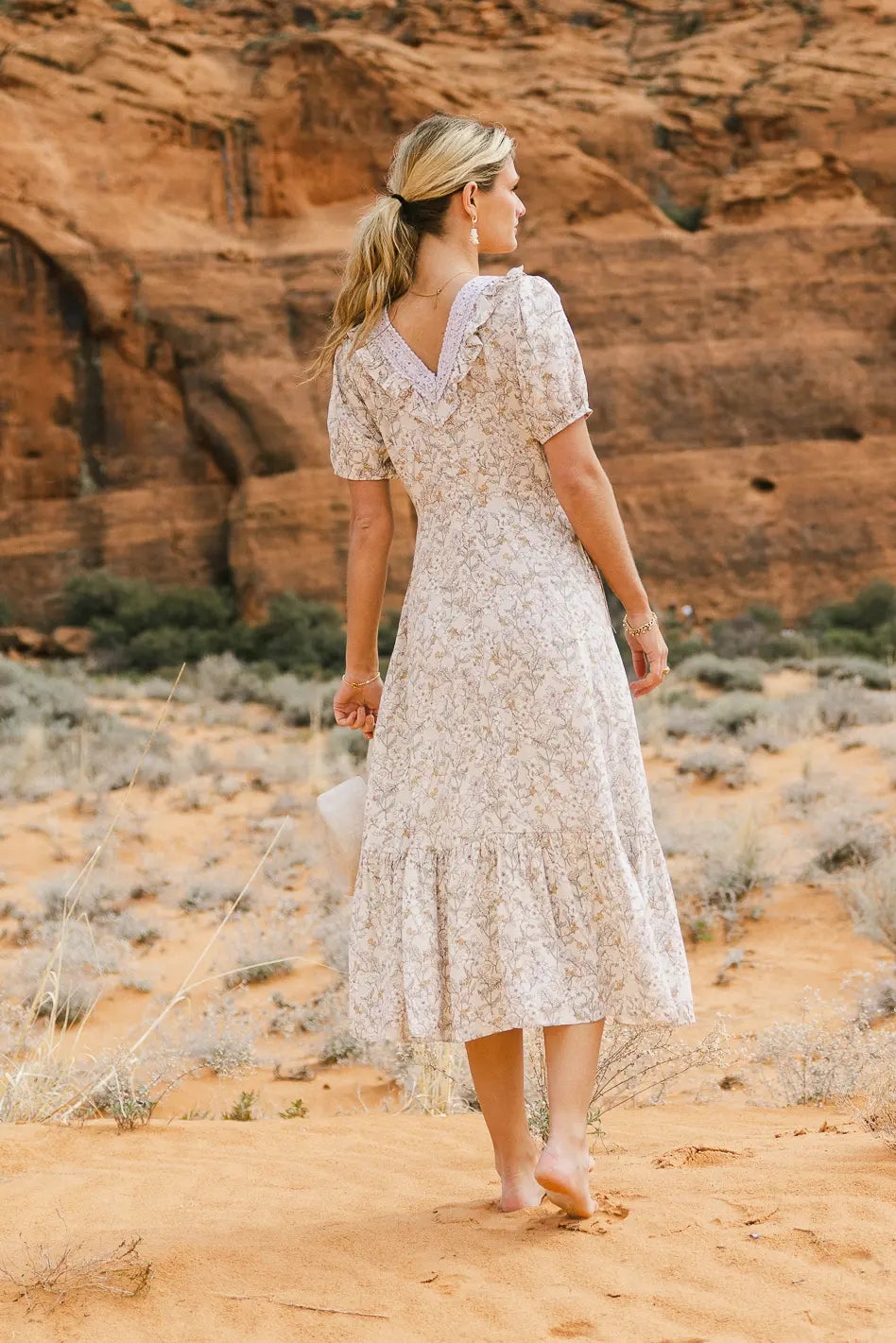 Paizley Printed Midi Dress - FINAL SALE