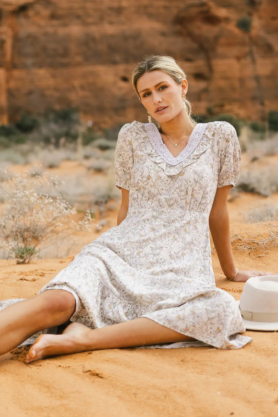 Paizley Printed Midi Dress - FINAL SALE