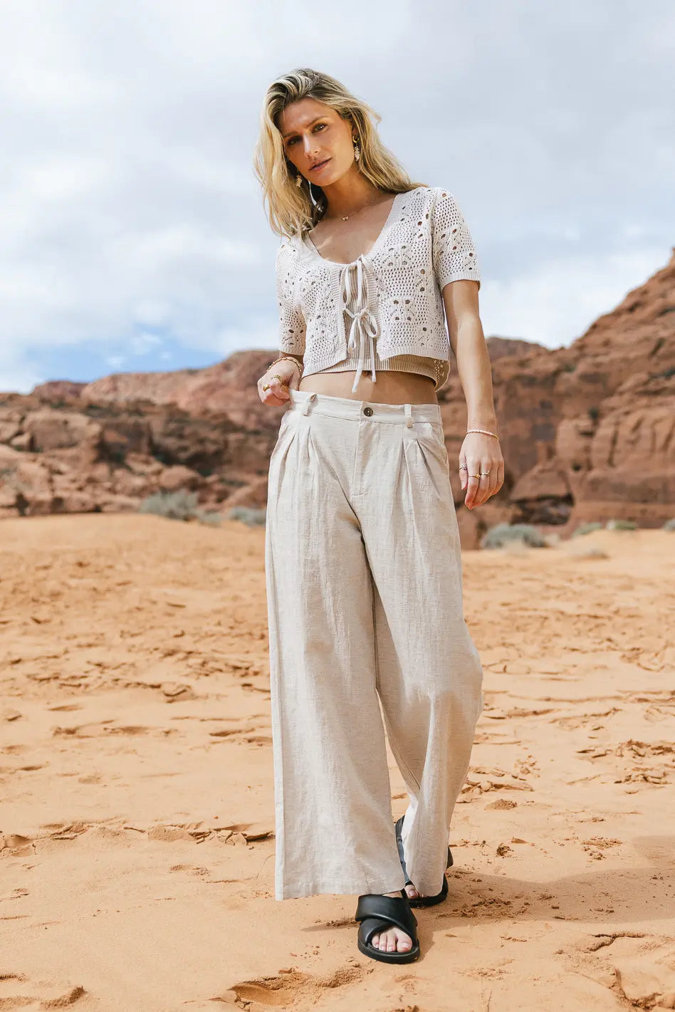 Leonie Crochet Cardigan