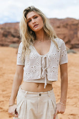Leonie Crochet Cardigan