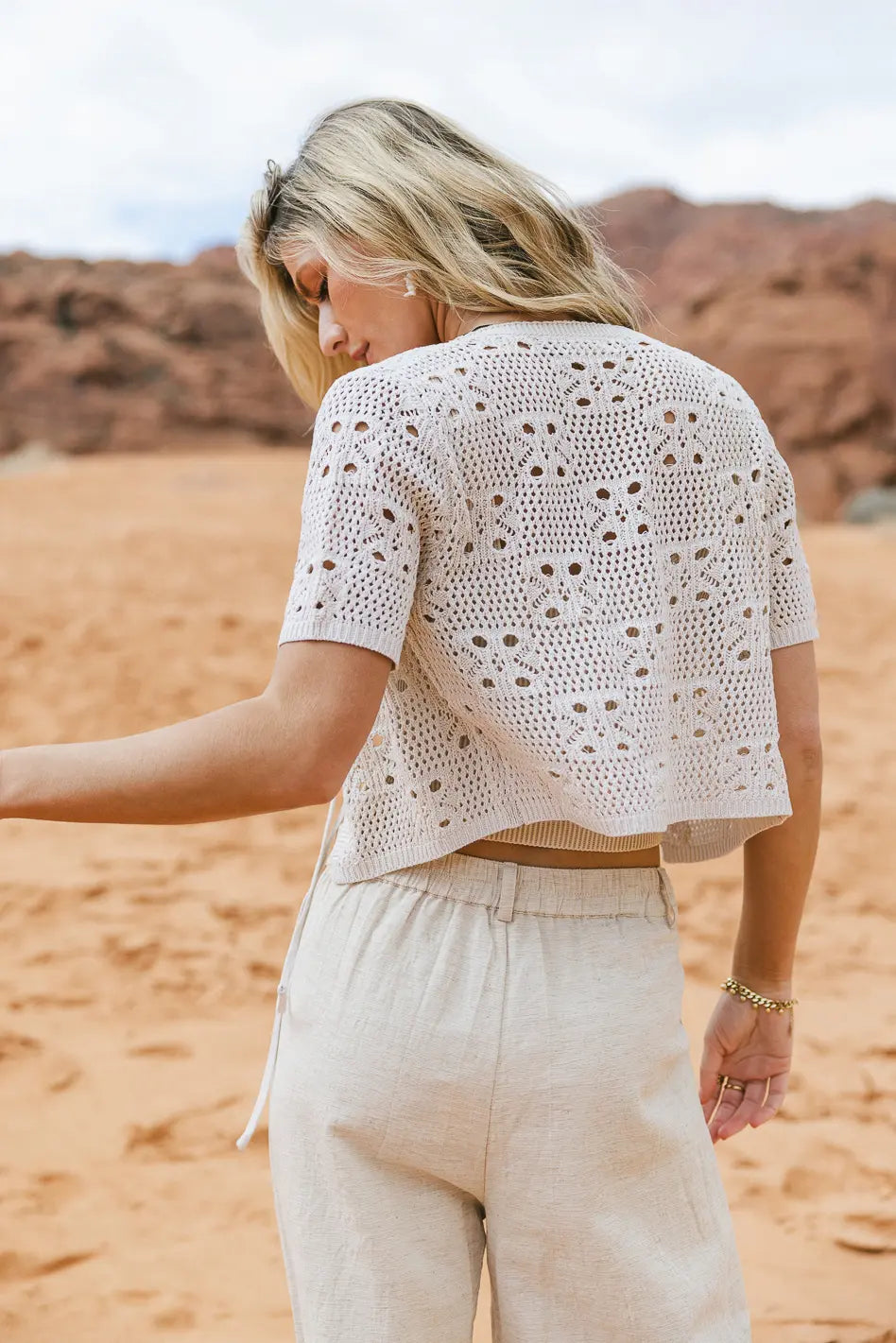 Leonie Crochet Cardigan