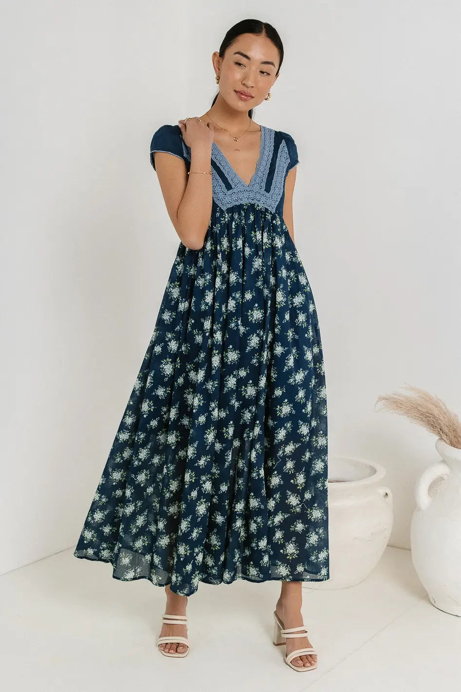 Polin Floral Midi Dress
