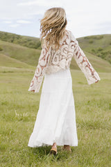 No Worries Crochet Top in Cream