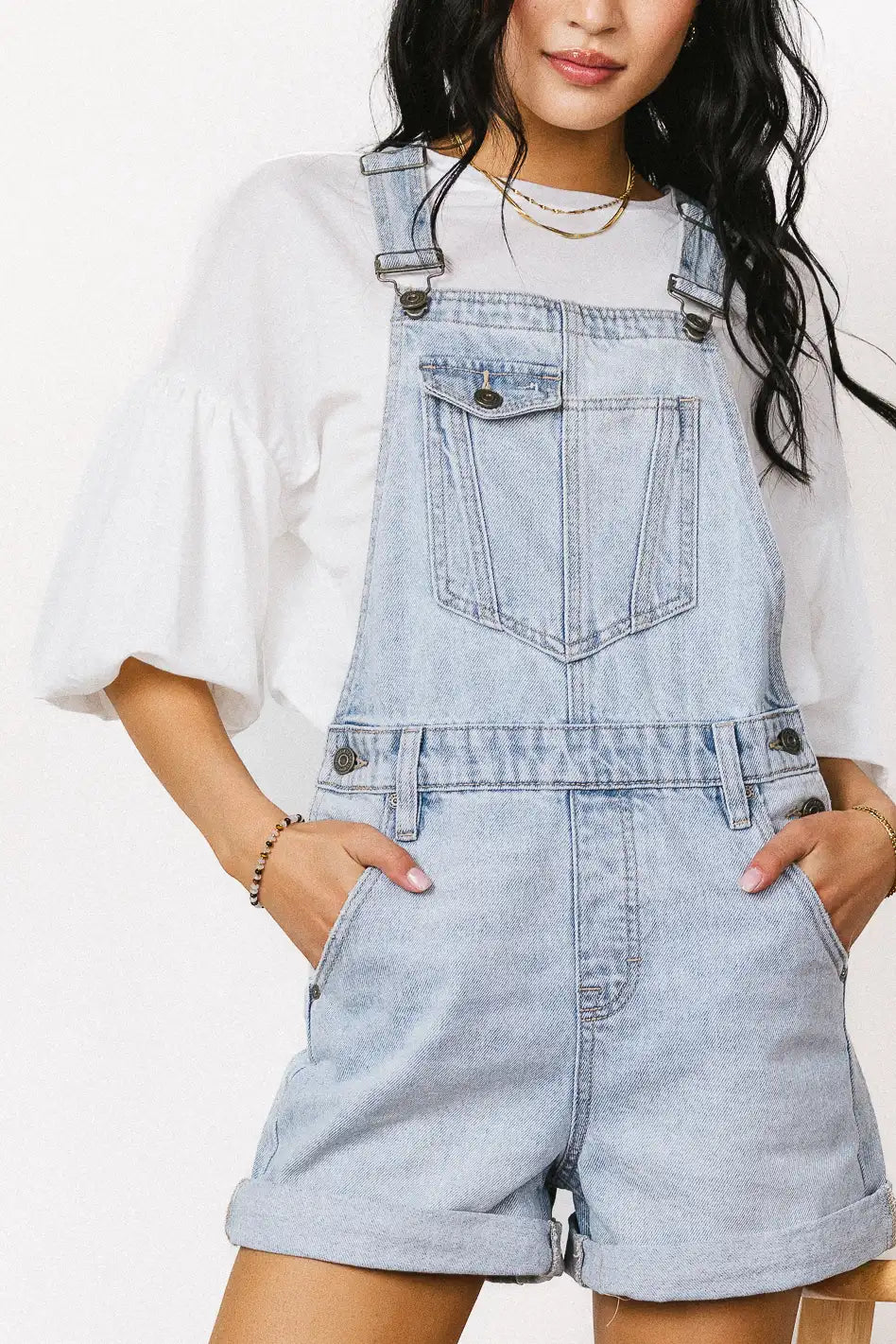 Reagan Denim Shortalls