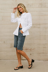 Valerie Corseted Button Up