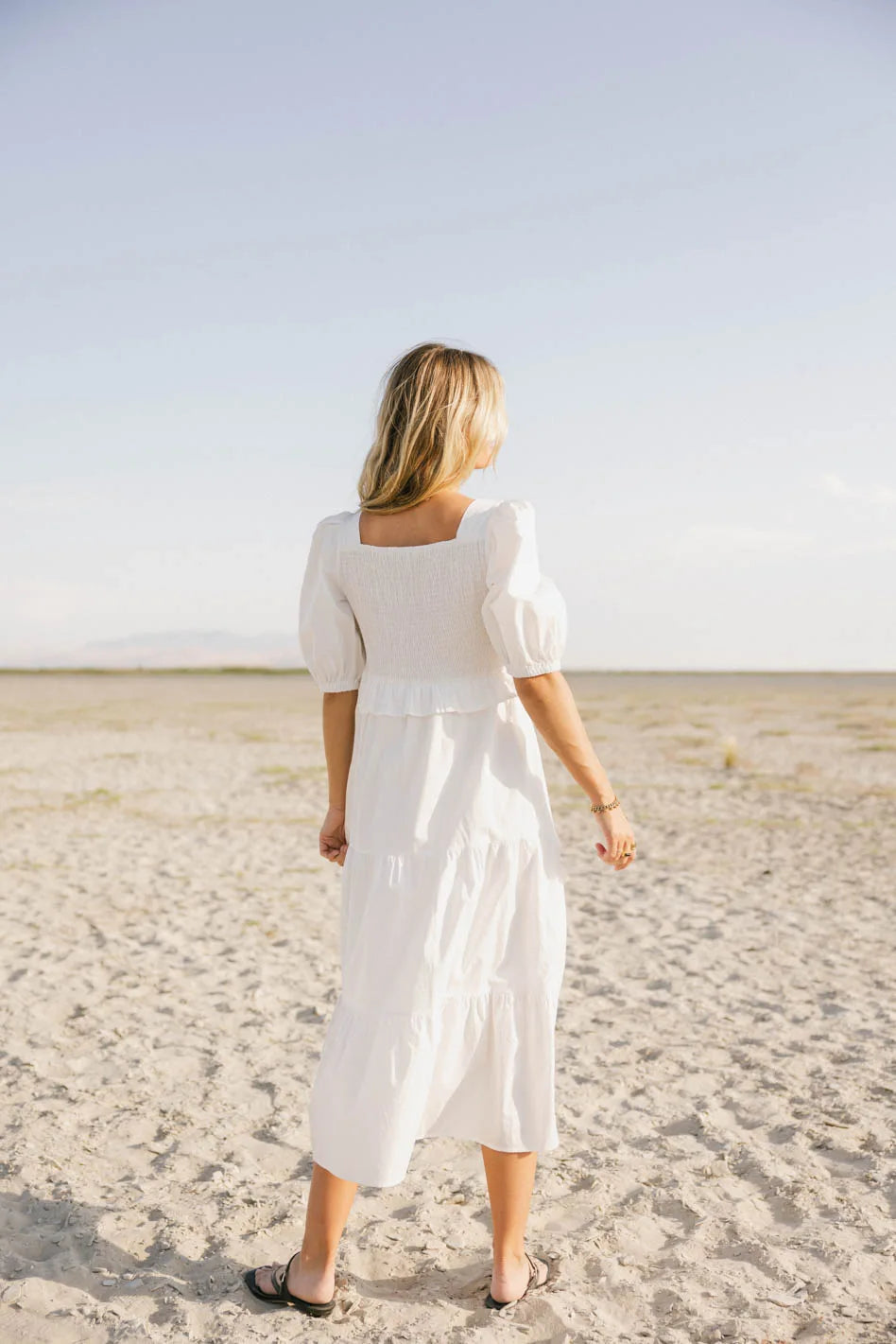 Sinead Smocked Back Midi Dress