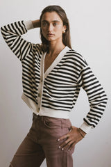 Osaia Striped Cardigan
