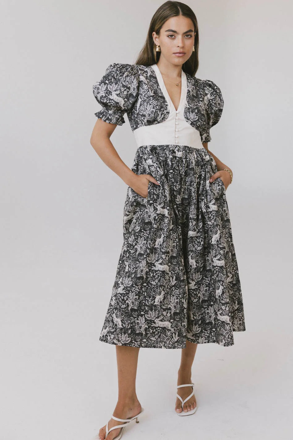The Flora and Fauna Midi Dress