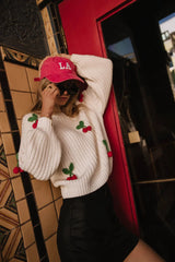 Cherry Knit Sweater