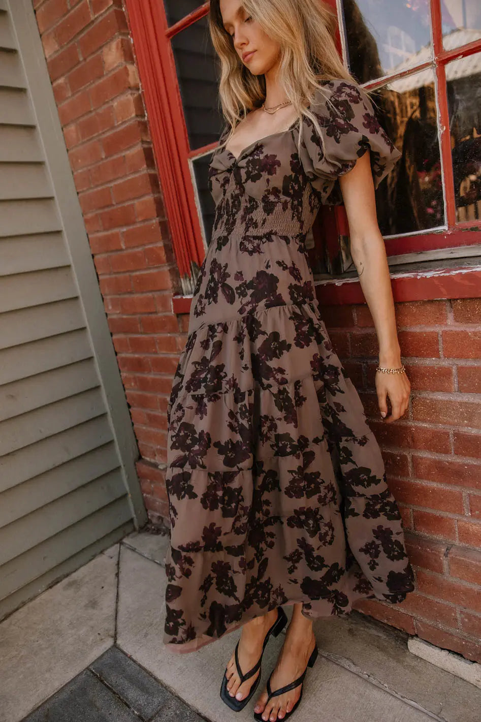 Robbie Floral Midi Dress