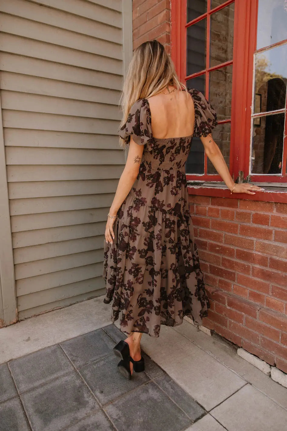 Robbie Floral Midi Dress