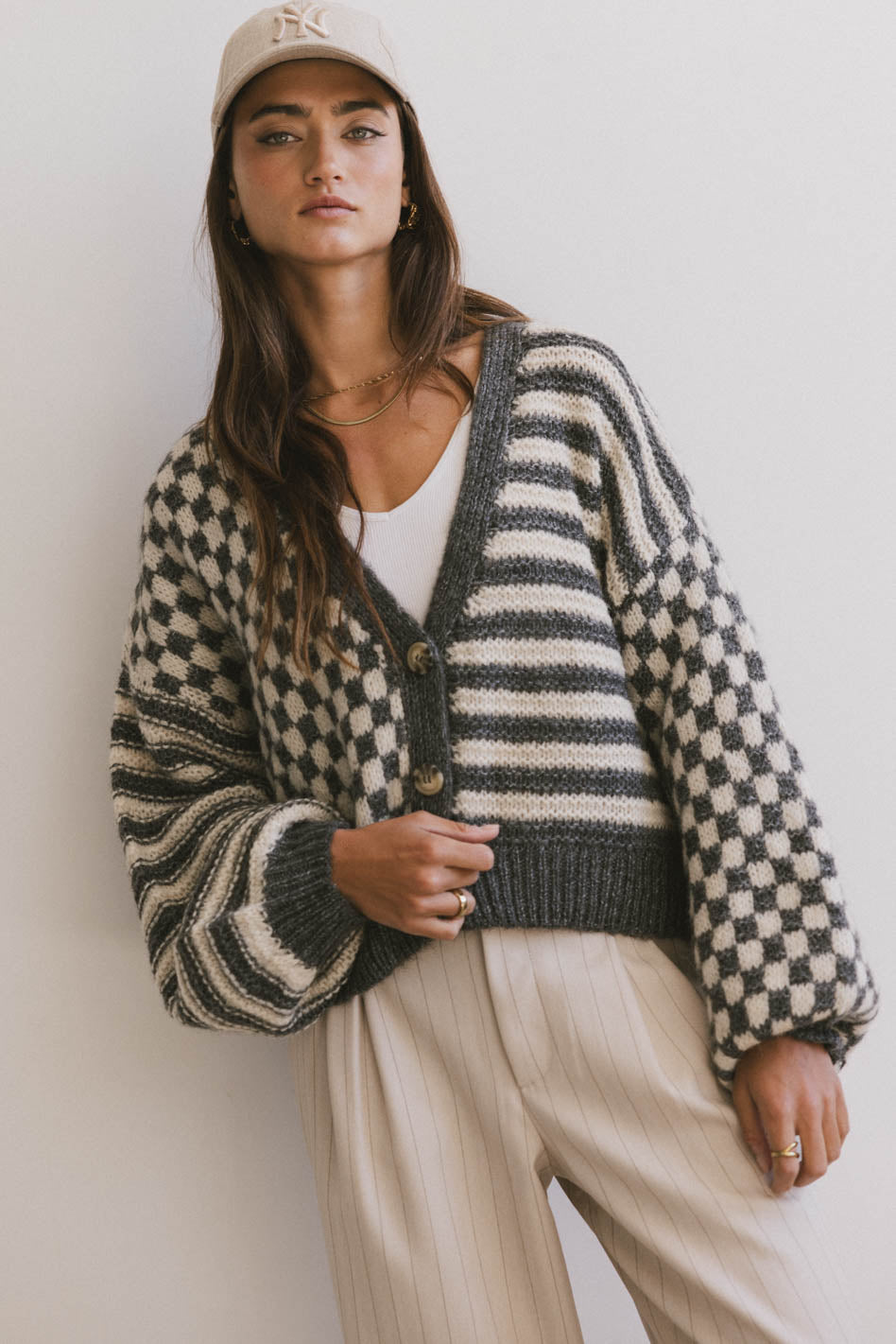 Janey Cardigan in Charcoal