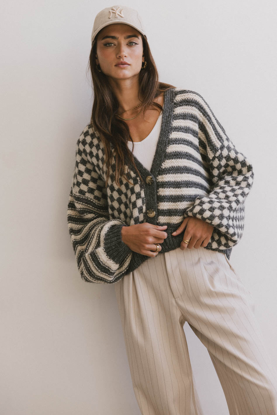 Janey Cardigan in Charcoal