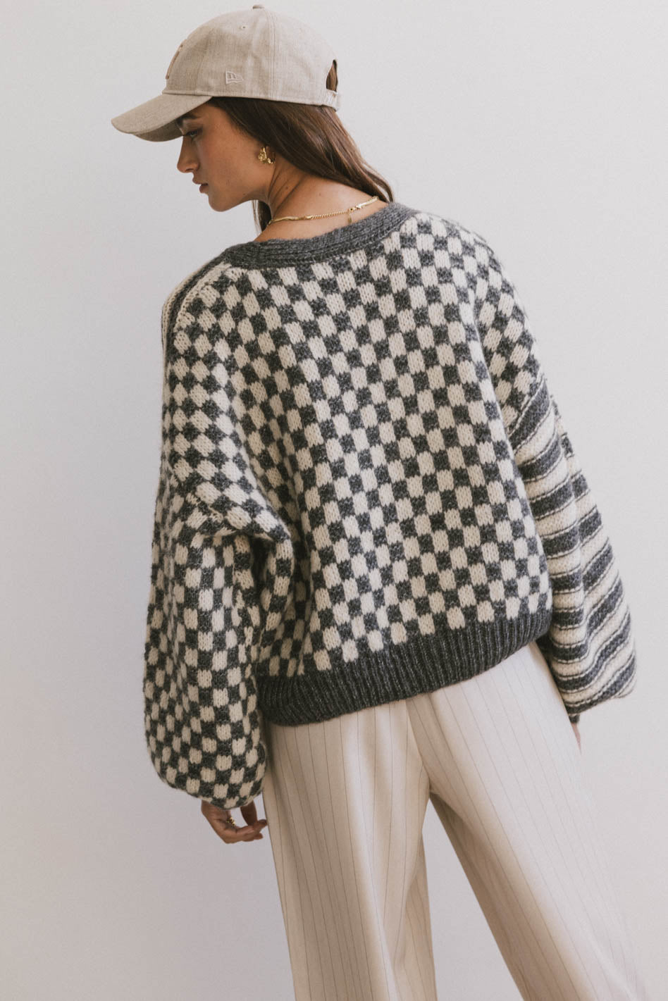 Janey Cardigan in Charcoal