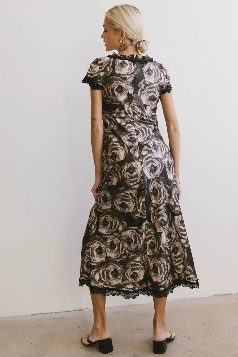 Beatriz Lace Trim Maxi Dress