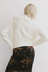 Sheena Quilted Jacket in Ivory
