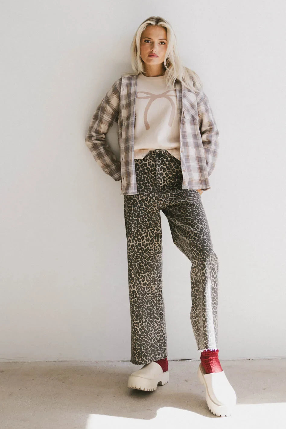 Franky Plaid Flannel Button Up
