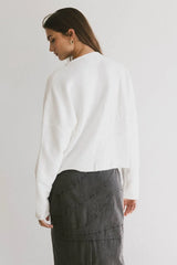 Maci Cardigan in White