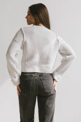Serena Knit Sweater in Grey