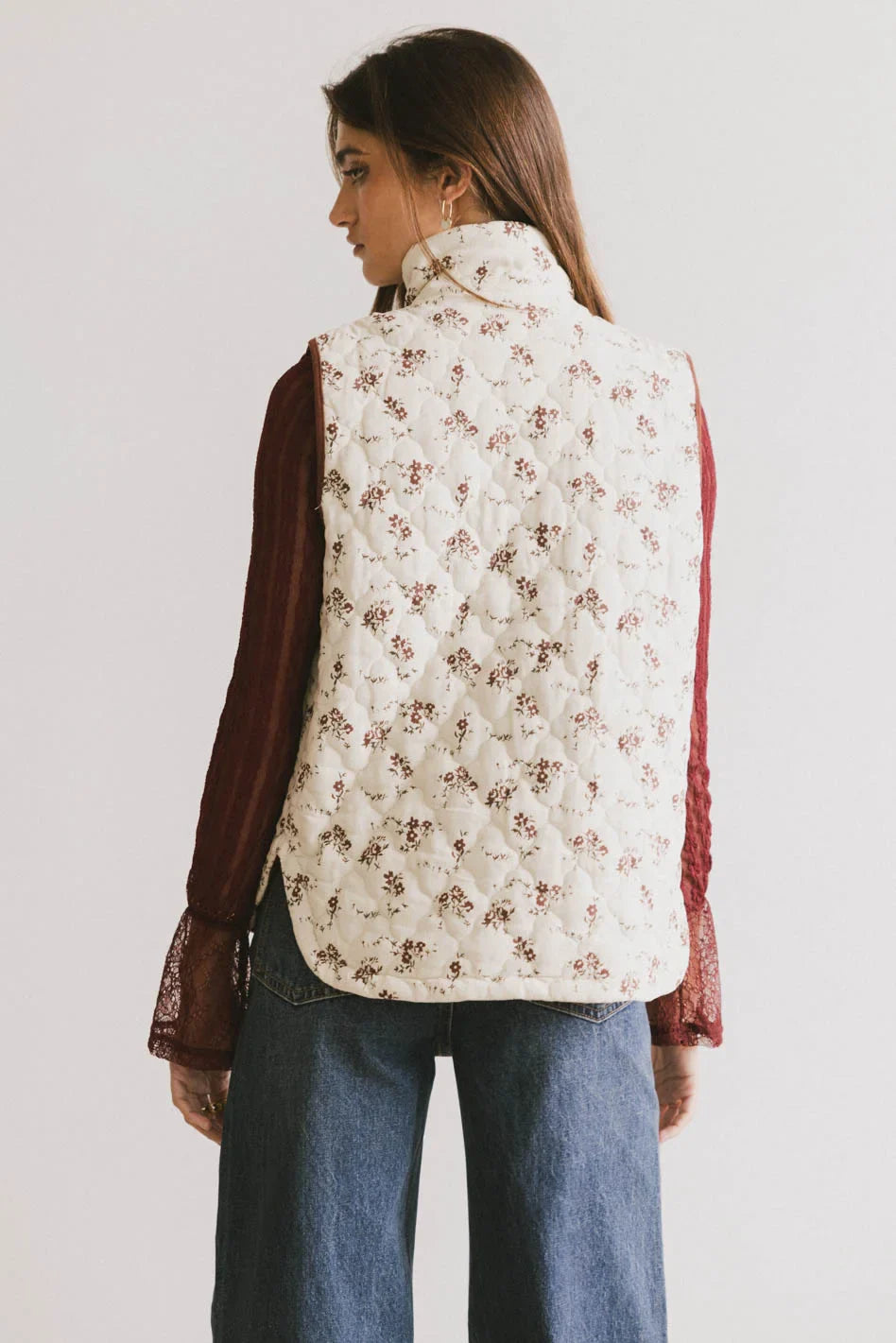 Fletcher Quilted Floral Vest