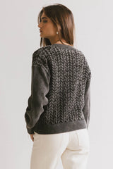 Lane Cable Knit Cardigan
