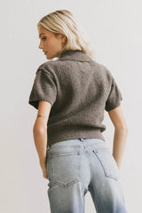 Hayes Knit Cardigan in Charcoal