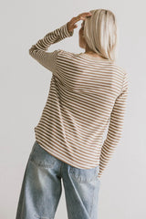 Casper Knit Top in Taupe