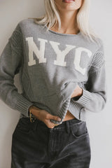 NYC Cable Knit Sweater