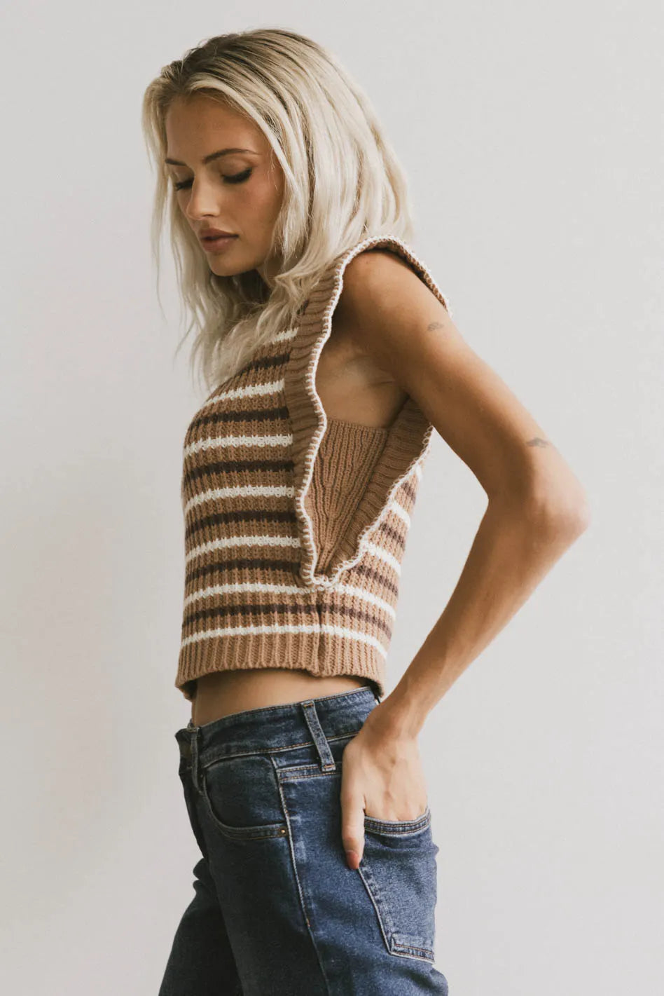 Ambretta Ambretta Sweater Vest – Groovy Mimi