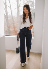 Dark Blue Denim Jeans