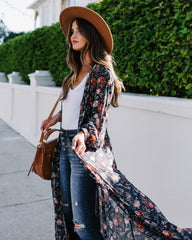 All Is Well Floral Duster Kimono main image 0