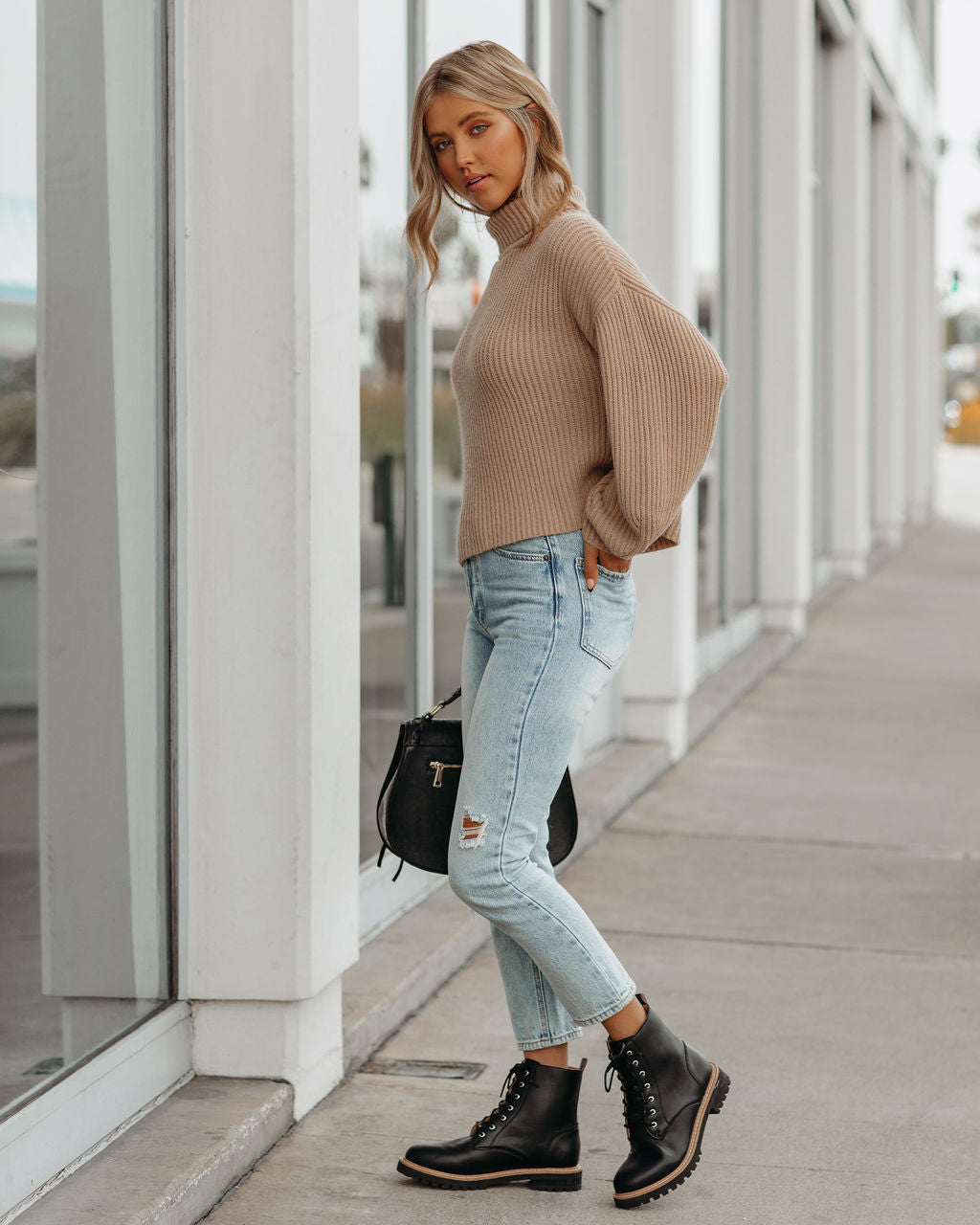 Briones Turtleneck Knit Sweater - FINAL SALE