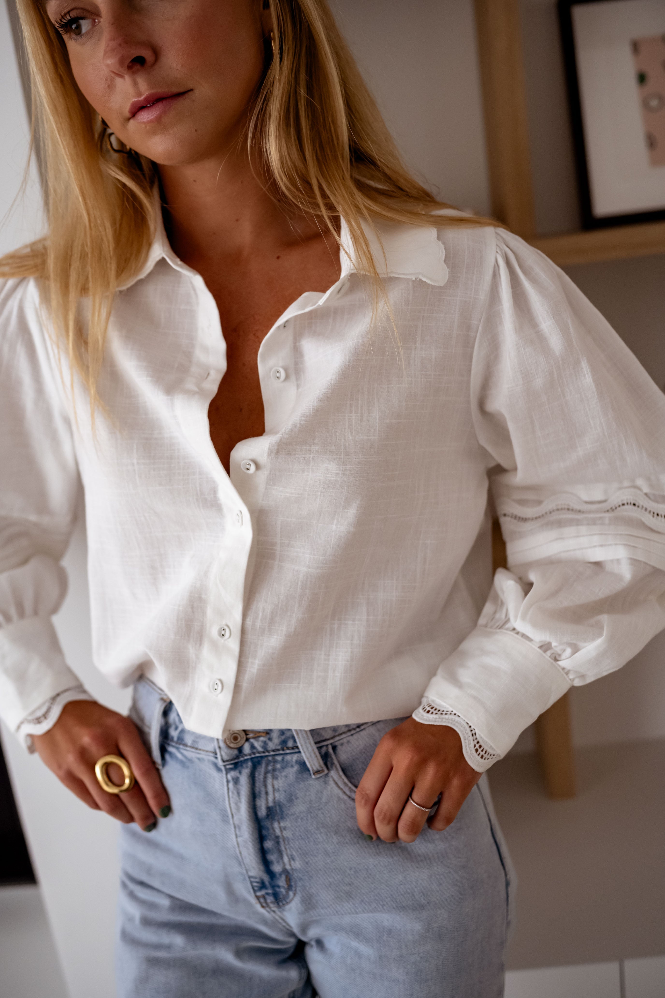 White Button Down Shirt