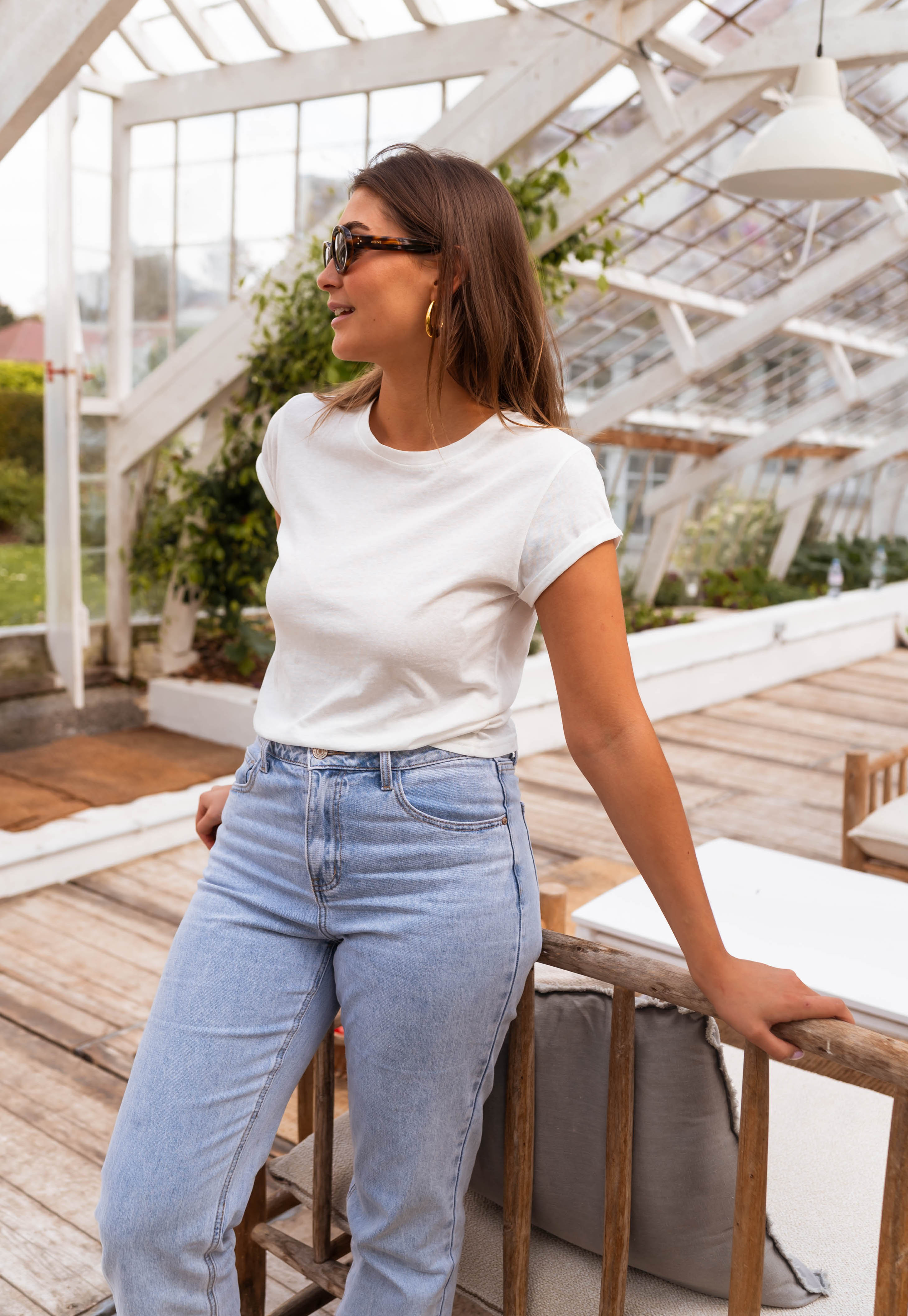 White Basic T-Shirt