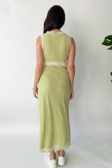 Lime Green Midi Dress