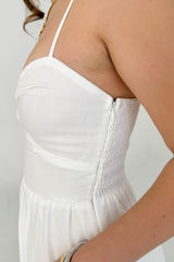 White Slip Maxi Dress
