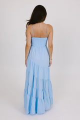 Baby Blue Slip Maxi Dress