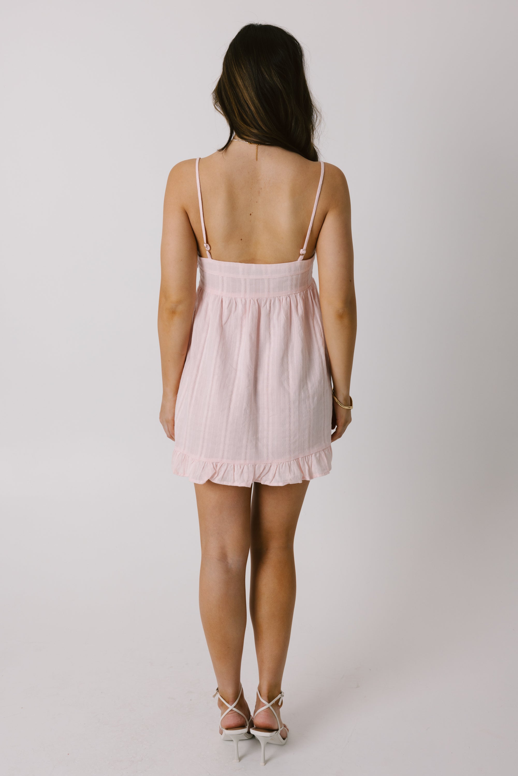Baby Pink Slip Mini Dress