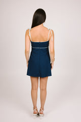 Navy Blue Slip Dress