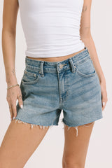 Vintage Blue Denim Shorts