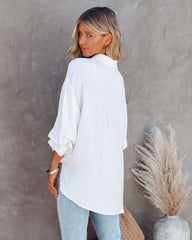 Cava Puff Sleeve Button Down Shirt