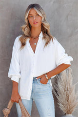 Cava Puff Sleeve Button Down Shirt