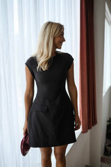 Bussiness Casual Black Mini Dress