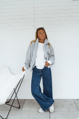 Light Grey Fleece Jacket