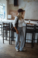 White Semi-Sheer Long Sleeves T-shirt