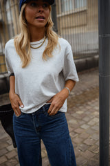 Light Grey Short Sleeves T-shirt