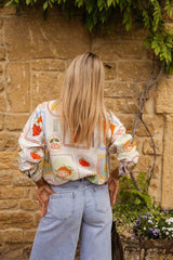 Grapes Print Button Down Shirt