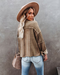 Hempstead Cotton Pocketed Distressed Shacket